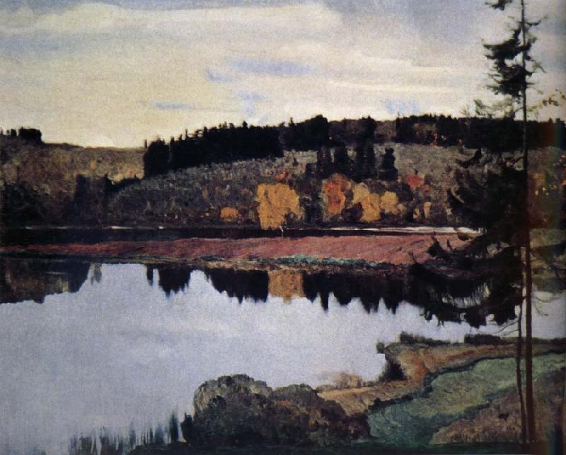 Nesterov Nikolai Stepanovich The Spring landscape Sweden oil painting art